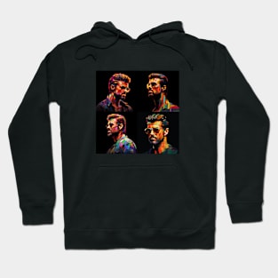 Vibrant George Michael Pop Art Hoodie